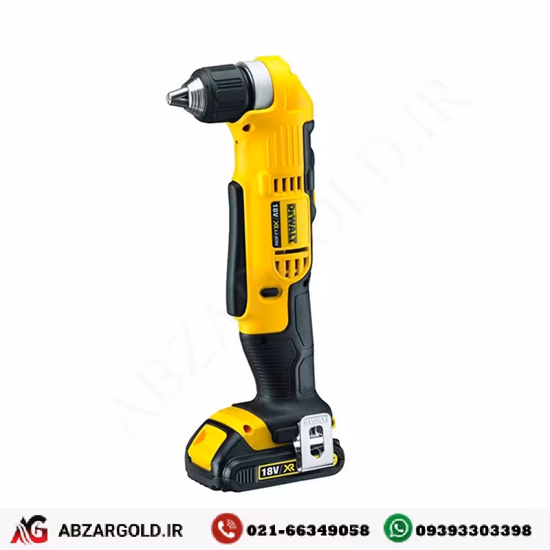 دریل پیچگوشتی شارژی سر کج 18 ولت لیتیوم دی والت DCD740C1