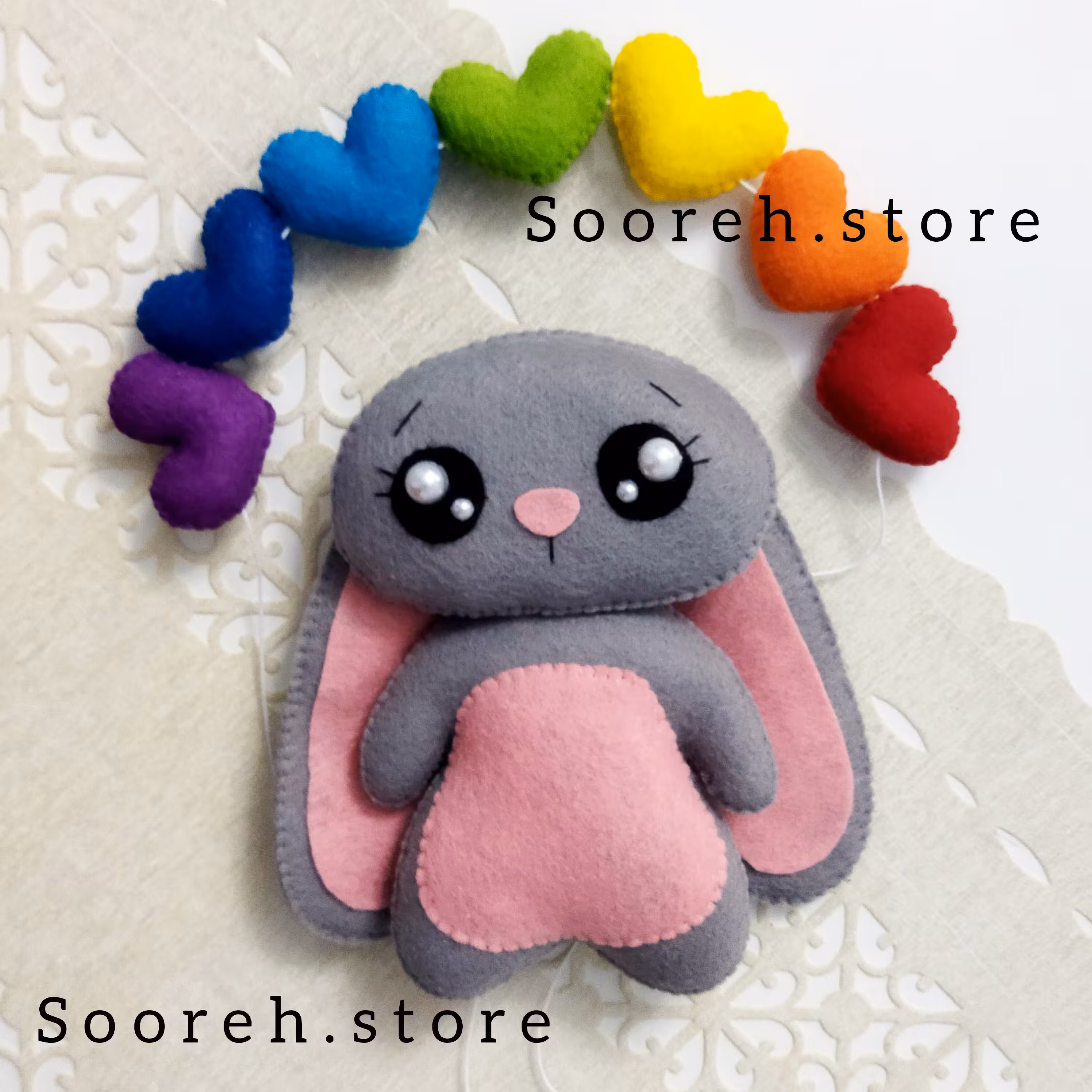 عروسک نمدی خرگوش