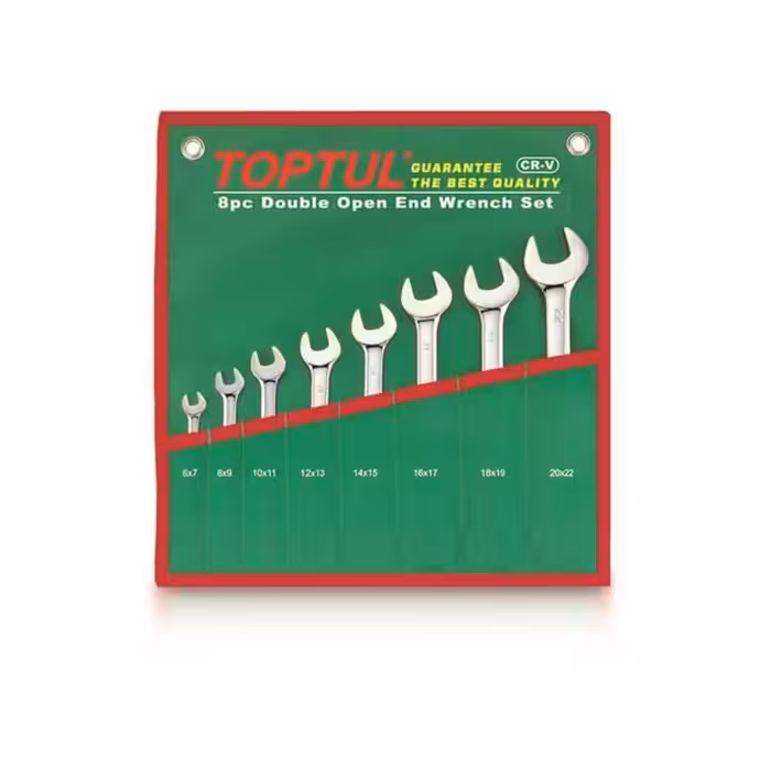 آچار های سری دو سر تخت 8 عددی تاپ تول TOPTUL مدل GAAA0812
