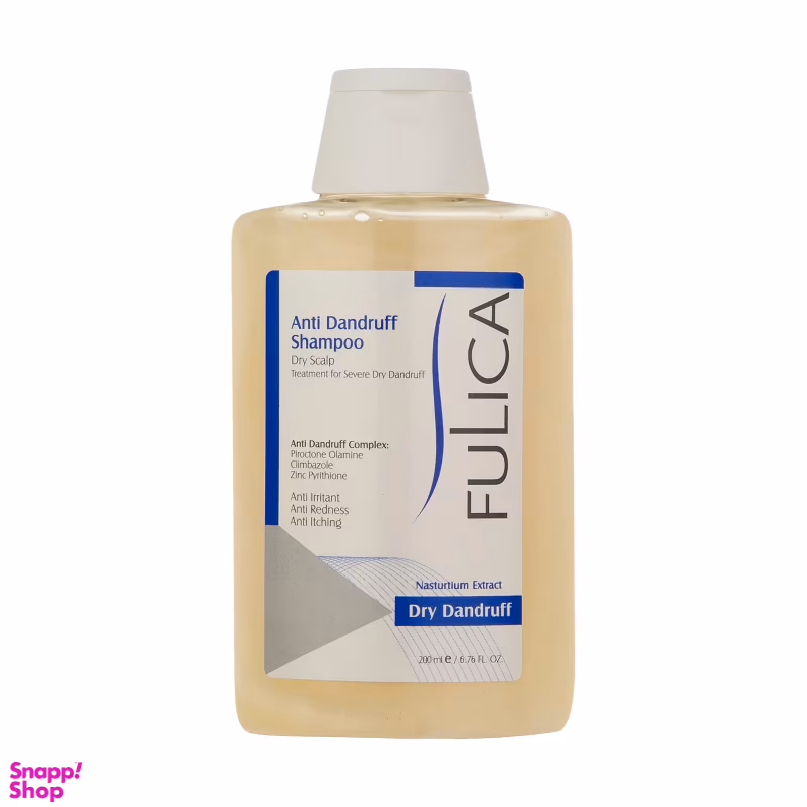 شامپو مو ضد شوره فولیکا مدل Dry Dandruff حجم 200 میلی‌ لیتر