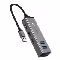 قیمت و خرید هاب USB پنج پورت بیسوس مدل CAHUB-C0G | یاس ارتباط