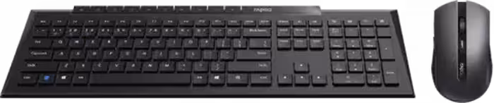 قیمت و مشخصات کیبورد و موس بی سیم رپو مدل 8210M