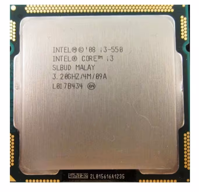 سی پی یو اینتل مدل Core i3-550 با فرکانس 3.20 گیگاهرتز