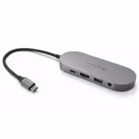 هاب و SSD هارد ADAM ELEMENTS آدام اِلمِنتس مدل CASA HUB S USB-C 3.1 5-in-1 SSD Hub 960GB خاکستری - Hiapple.ir