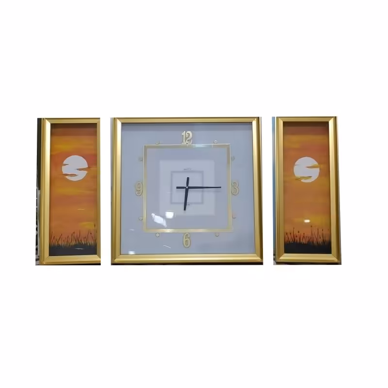 ساعت دیواری 3 لتی طرح غروب