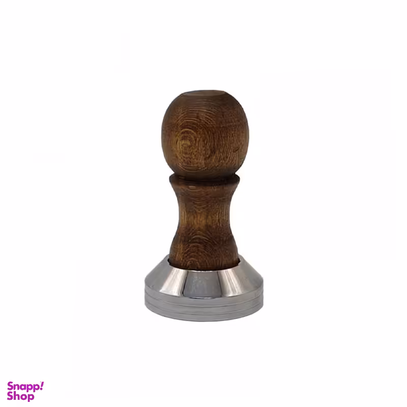 تمپر قهوه مدل دسته چوبی