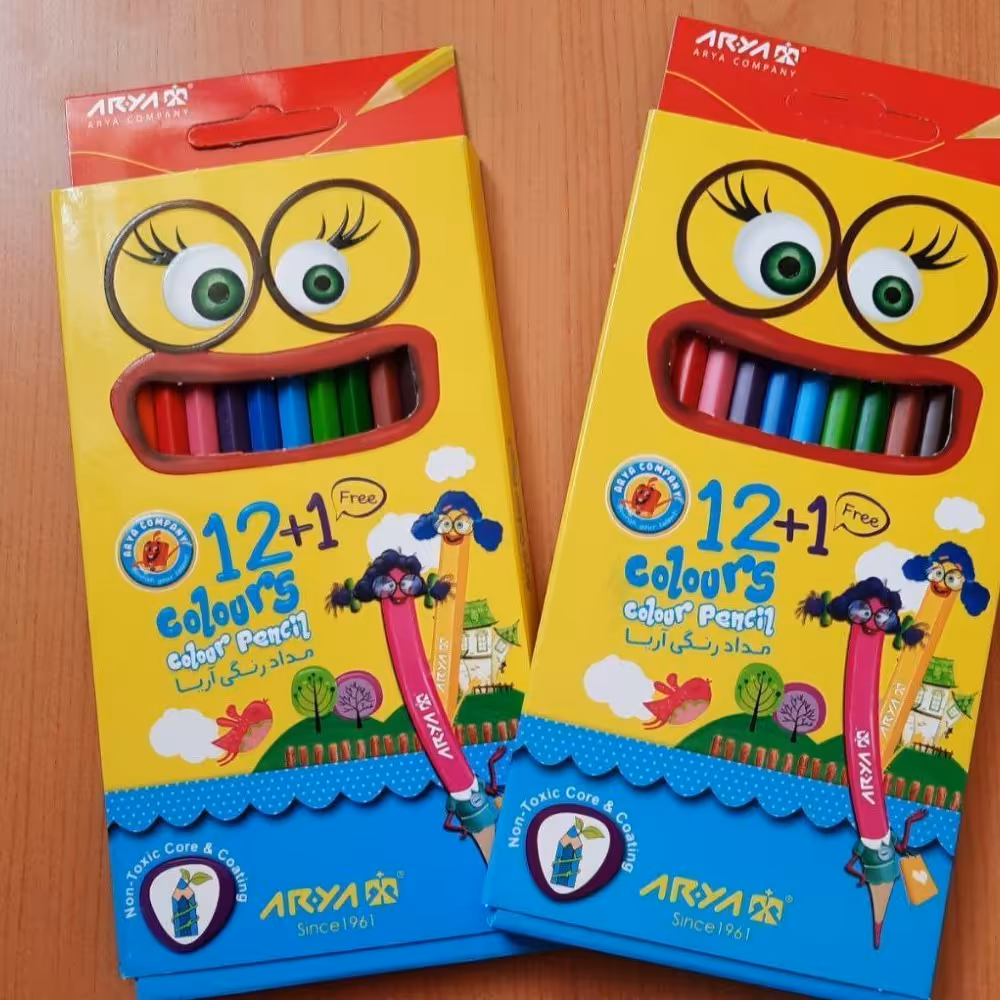 مداد رنگی اریا جنس عالی 