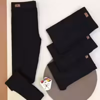 شلوار کشی مشکی سایز 36 تا 50 مدل راسته و لوله 