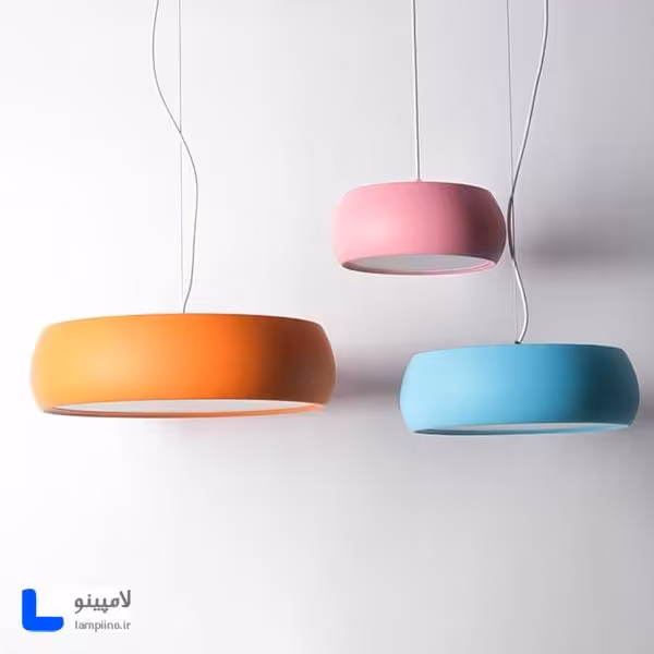 چراغ آویز مدرن طلق دار 3 لامپ مدل RG11