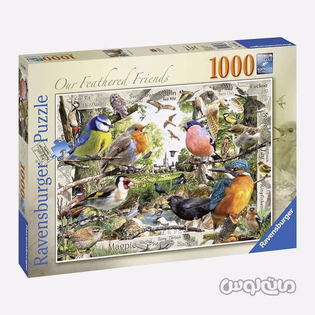 پازل 1000 قطعه پرنده ها رونزبرگر

