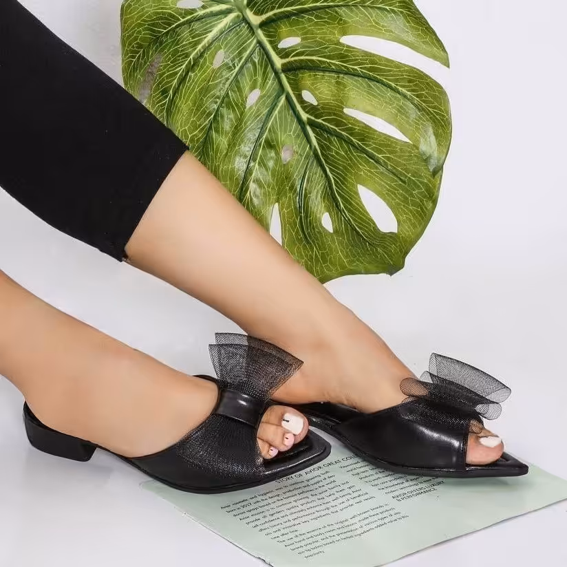 صندل شیک و مجلسی پاپیون طوری برای شیک پوشان- صندل نرم پا 