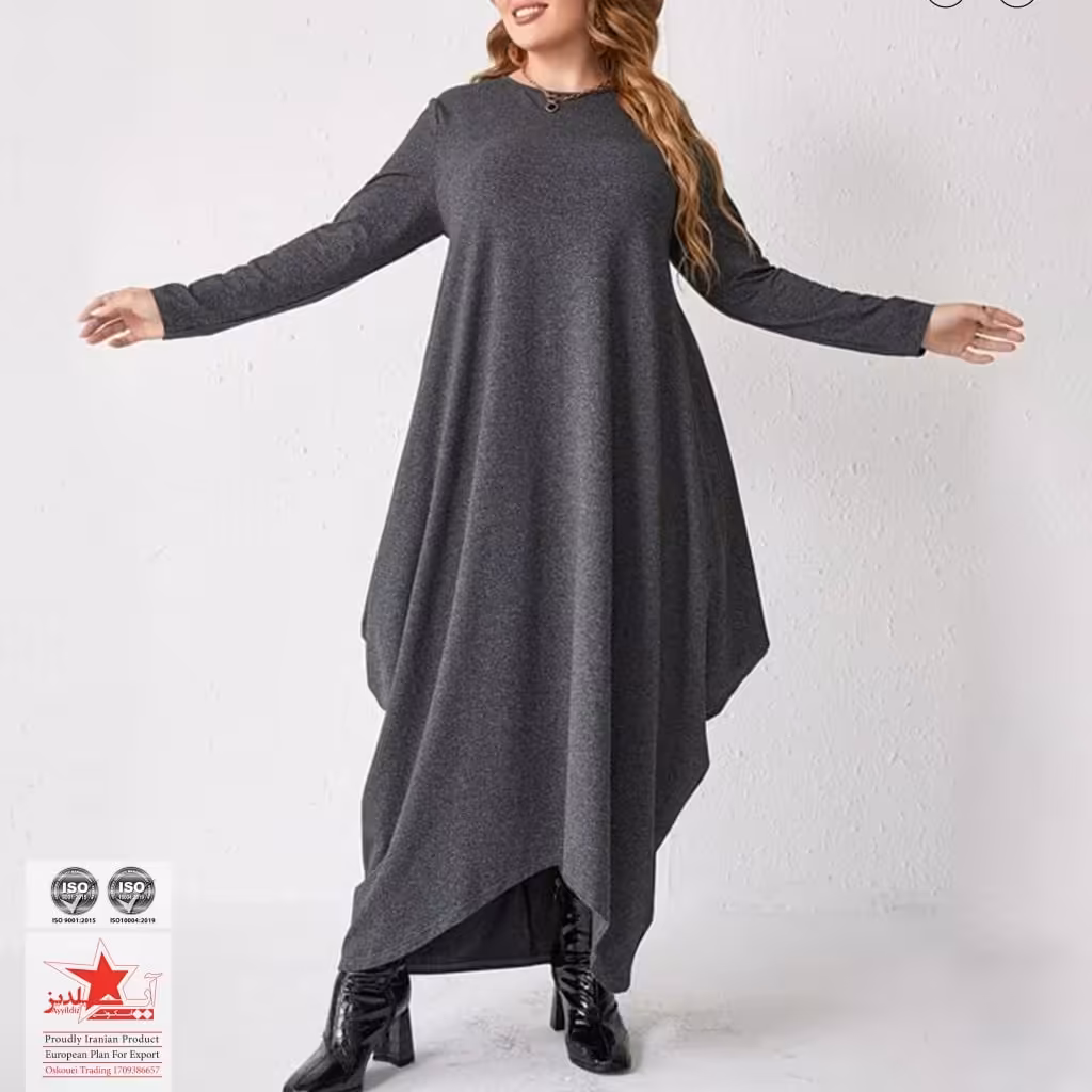 پیراهن نخی لش سایز بزرگ 1943