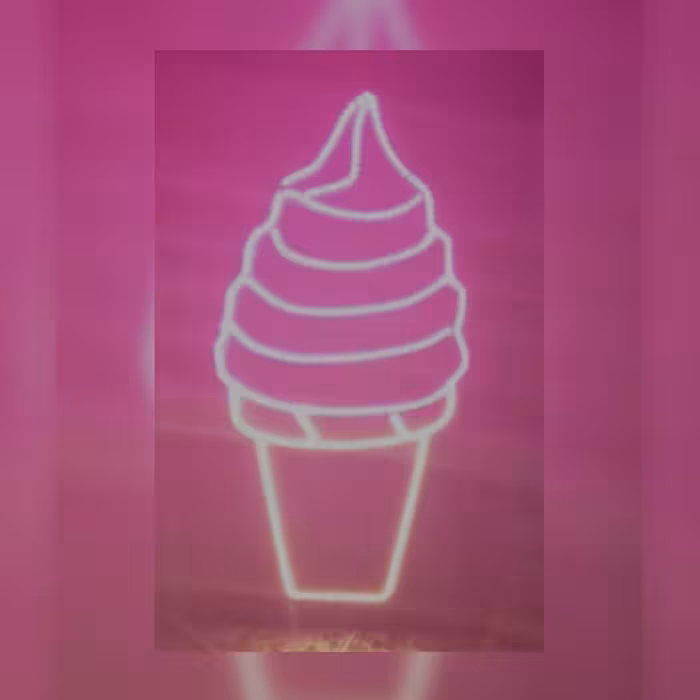 تابلو ال ای دی بستنی قیفی 