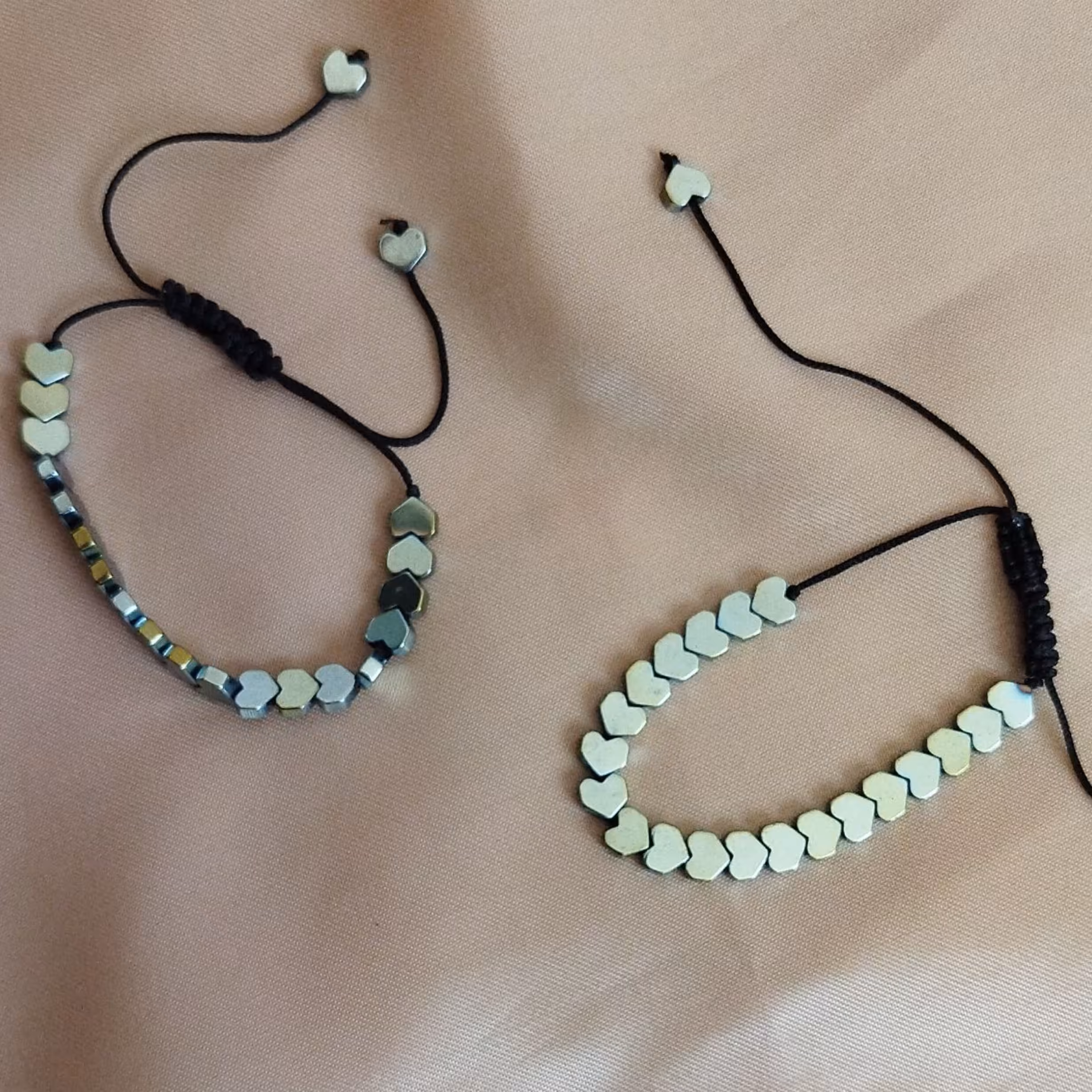 دستبند حدید قلبی 