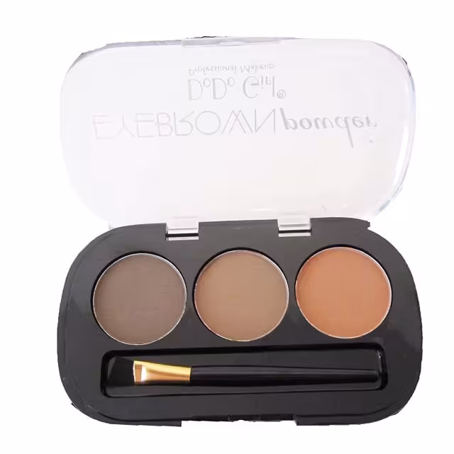 پلت سایه ابرو سه رنگ برند دودوگرل در چهار شماره مختلف