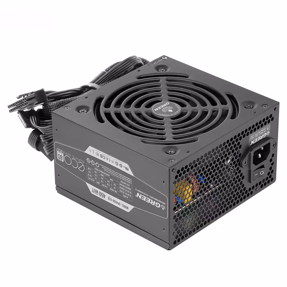 منبع تغذیه گرین مدل GP450A-ECO Rev3.1 - فروشگاه اینترنتی طیف سنتر