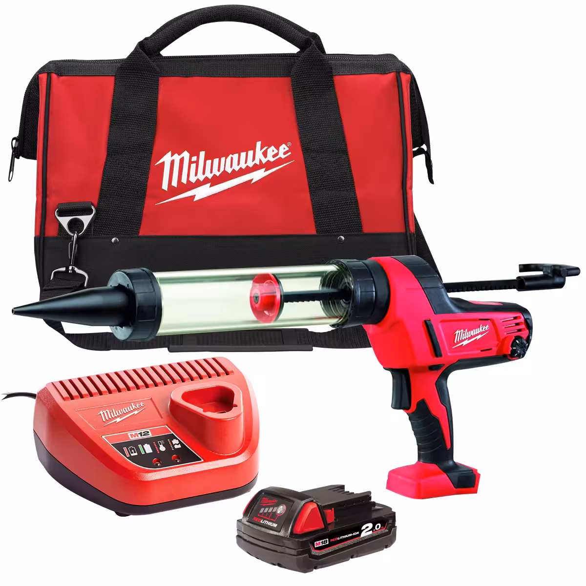 چسب زن شارژی میلواکی C18PCG/400T-201B