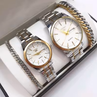 ساعت مچی مردانه و زنانه سیکو بند استیل Seiko