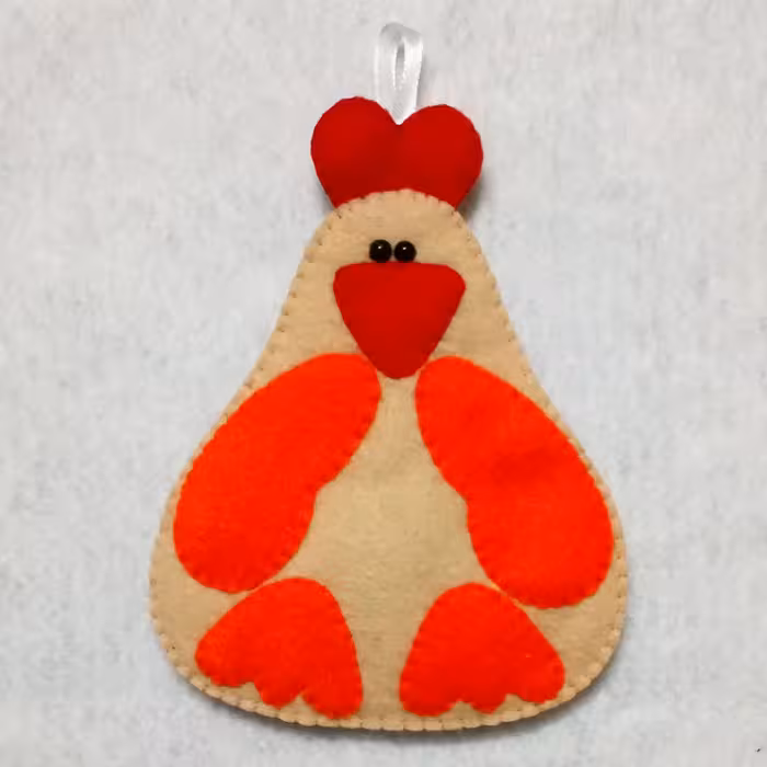 دستکش آشپزخانه چهار لایه مدل مرغ نمدی