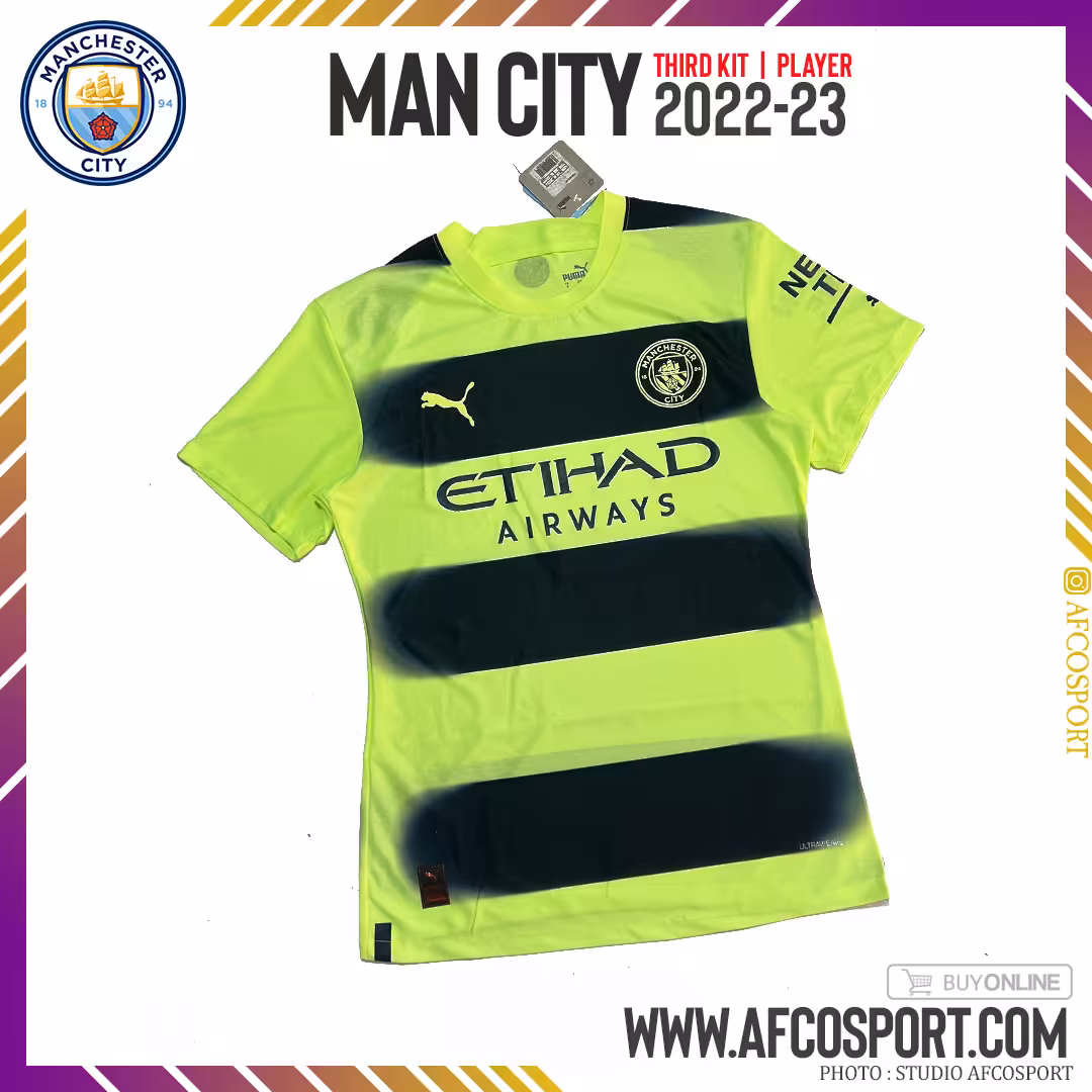 کیت سوم منچسترسیتی فصل 2022-2023 ورژن پلیر (بازیکن)