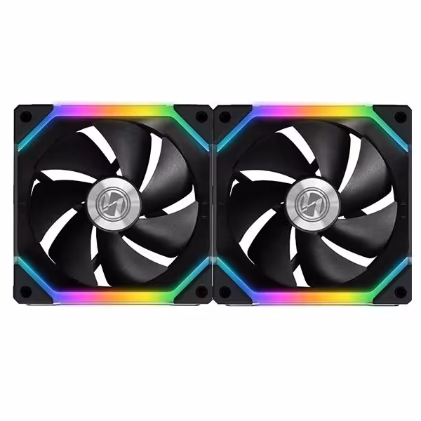 فن 2 تایی کیس گیمینگ لیان لی مدل UNI FAN SL140 RGB BLACK - پردیس پازار