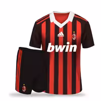 پیراهن و شورت کلاسیک آث میلان 2009