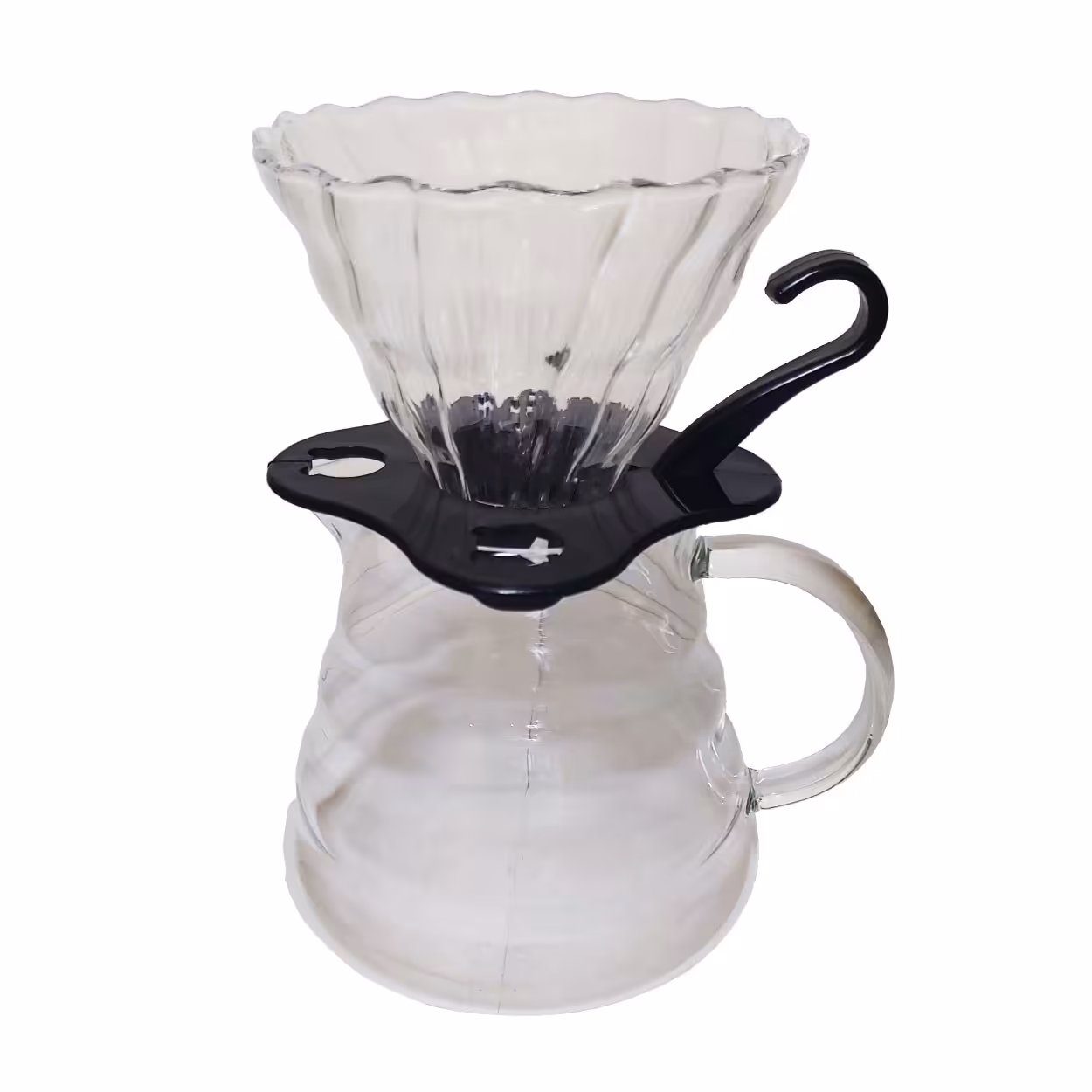 ست قهو ه ساز وی60 (V60) و سرور (قوری) پیرکس