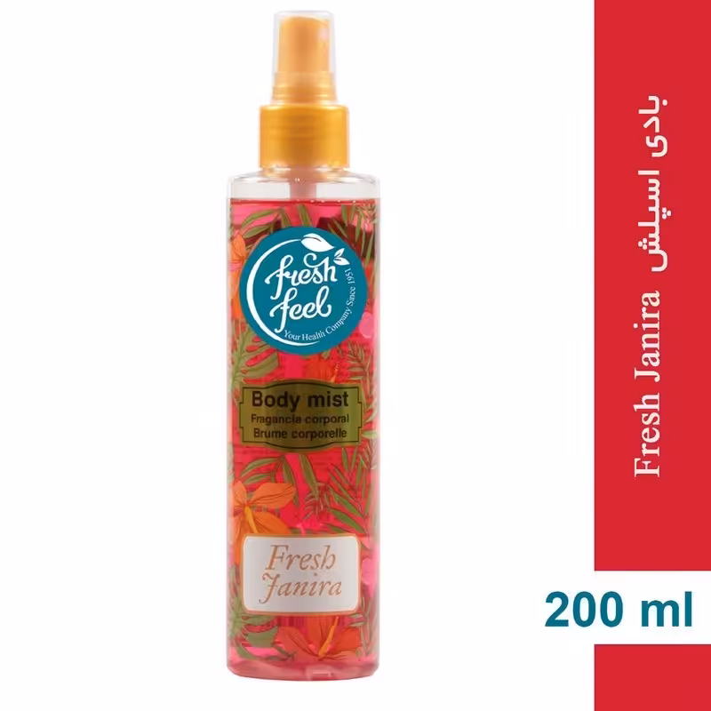 بادی اسپلش زنانه فرش فیل مدل Fresh Janira حجم 200 میلی لیتر