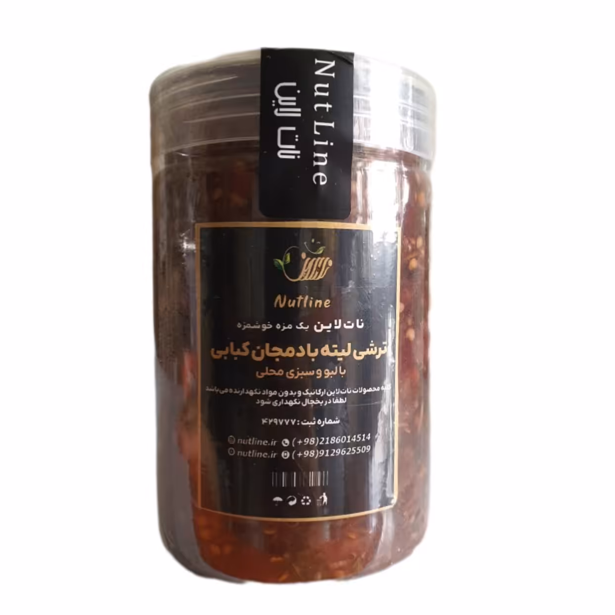 ترشی لیته بادمجان کبابی با لبو و سبزی نات لاین ( ارسال رایگان) 