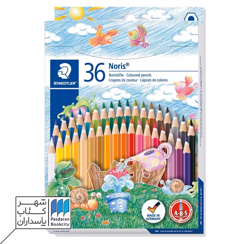 مدادرنگی 36 رنگ دوبل مقوایی استدلر