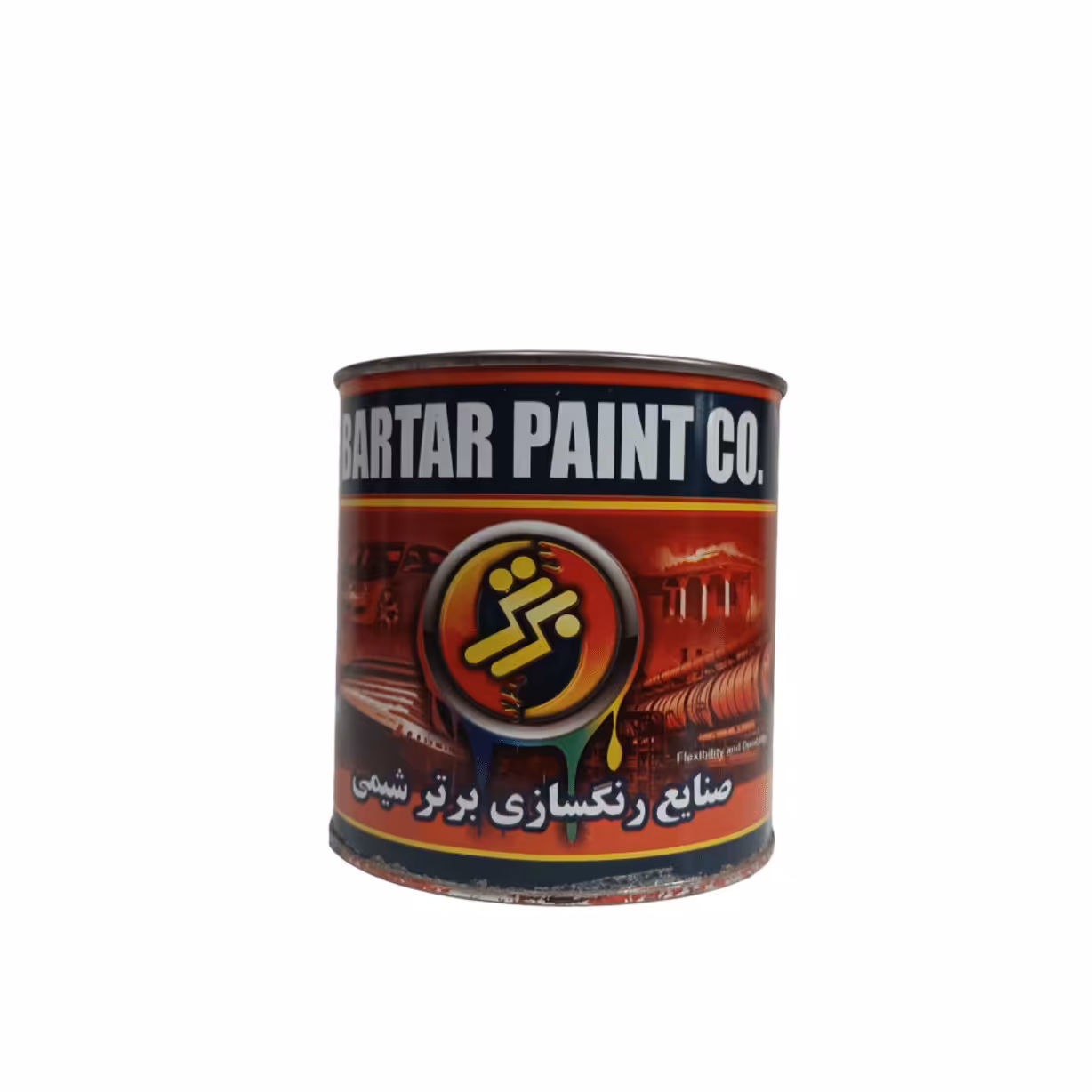 رنگ روغنی مشکی براق مارک برتر وزن 1 کیلوگرم