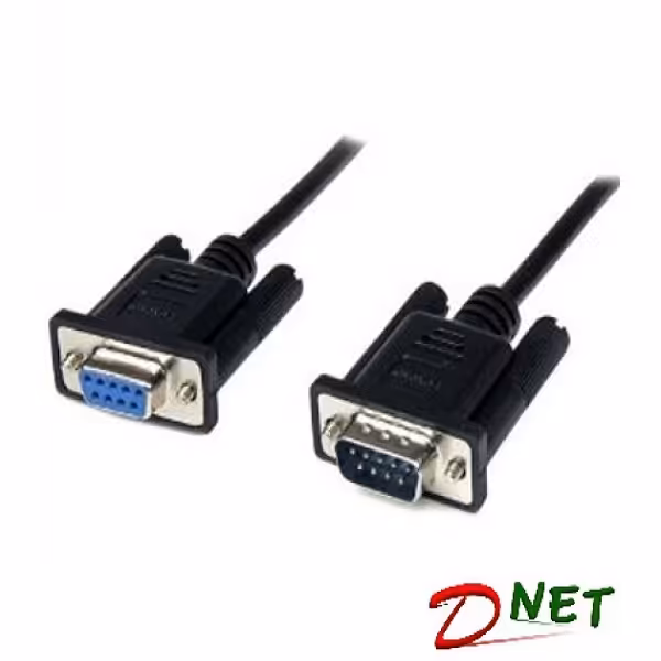 کابل 9 پین نر و ماده سریال ( RS 232 )
