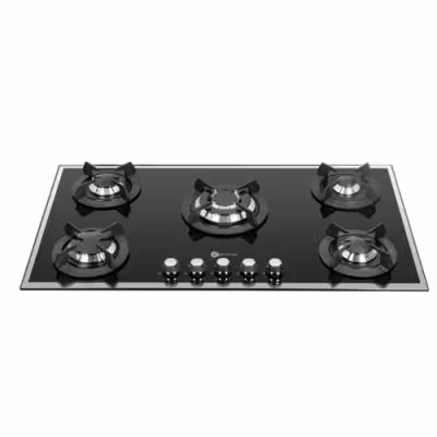 گاز صفحه ای مدل DG2110-5M مشکی آینه ای درسا