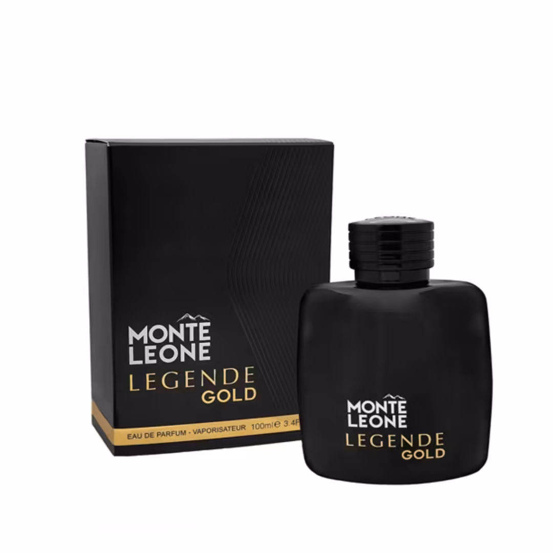 عطر ادکلن مردانه مونت بلنک لجند ادو پرفیوم فراگرنس ورد مونت لئون لجند گلد (Fragrance World Mont Blanc Legend Eau de Parf