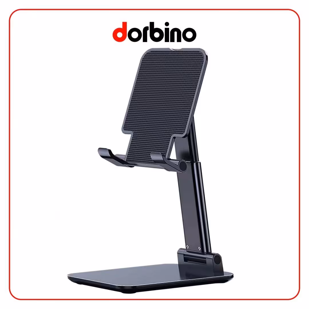 هولدر رومیزی موبایل Mobile Phone Desktop Holder 075 / مشکی - فروشگاه دوربین دوربینو