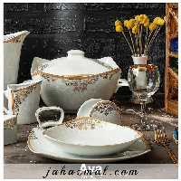 سرویس چینی پردیس طرح آوا 105 پارچه کد 167