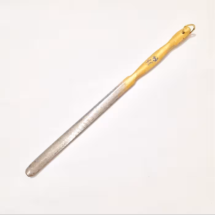 مصقل تیز کن فولادی مالک خدایی زنجان  مصقل فولاد فنر 30 سانت ساخته شده از فنر لول ماشین پیکان 