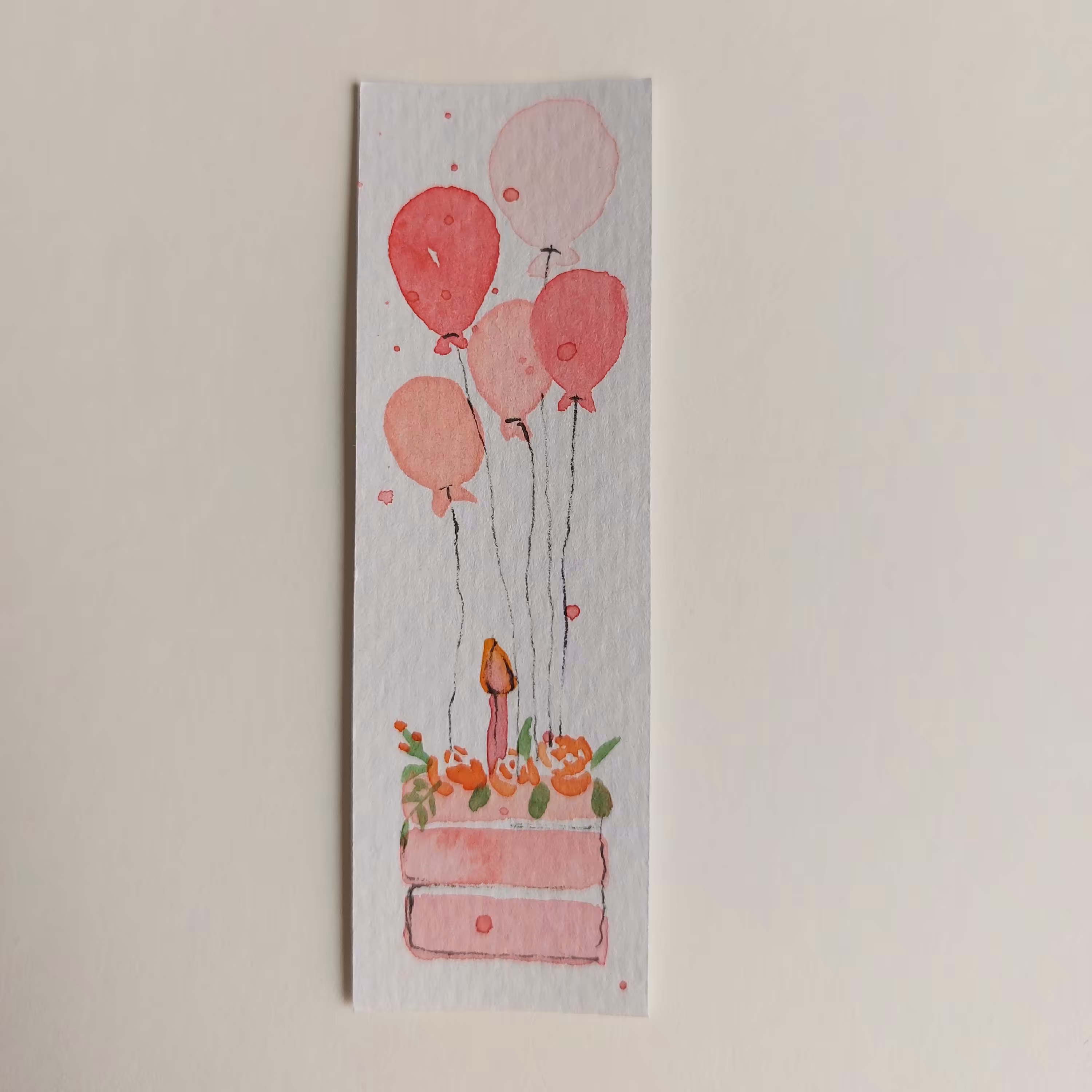 تگ هدیه تولد صورتی 