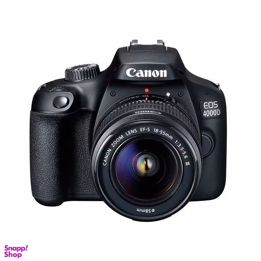 دوربین دیجیتال کانن مدل EOS 4000D به همراه لنز 18-55 میلی متر DC III رنگ مشکی