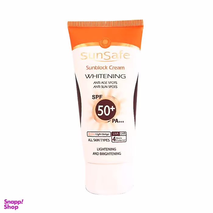 کرم ضد آفتاب رنگی سان سیف (Sunsafe) با SPF50 حجم 50 گرم
