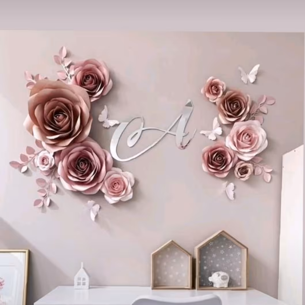 گل کاغذی رنگی