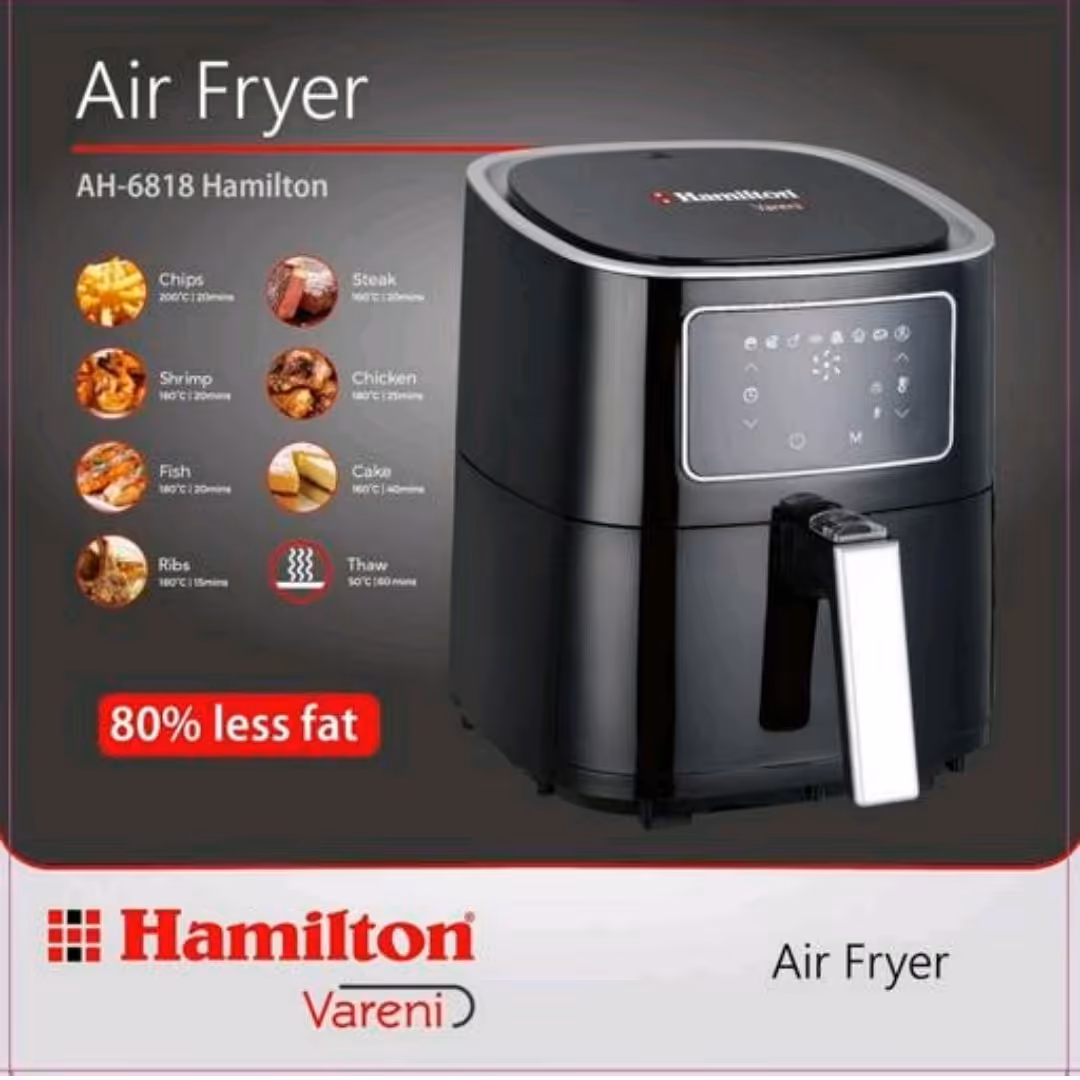 سرخ کن هامیلتون مدلAH-6818(سرخکن بدون روغن همیلتون)