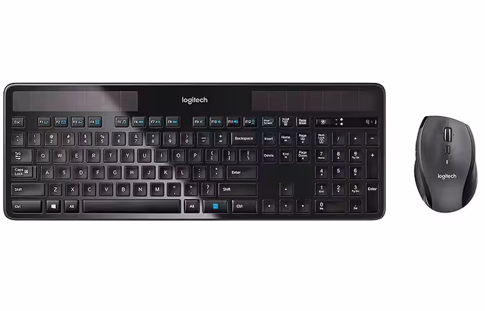 کیبورد و ماوس لاجیتک کیبوردخورشیدی و ماوس بی سیم لاجیتک MK750