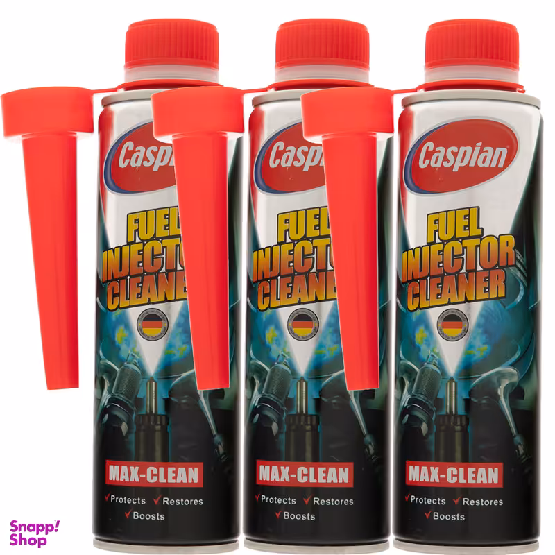 مایع پاک کننده انژکتور کاسپین مدل 001 حجم 300 میلی لیتر بسته 3 عددی
