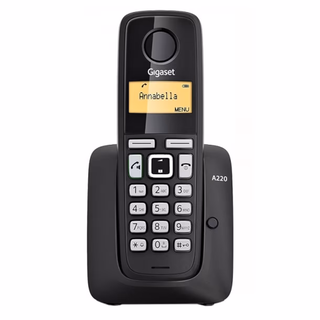 گوشی تلفن بی سیم GIgaset مدل A220-مشکی   