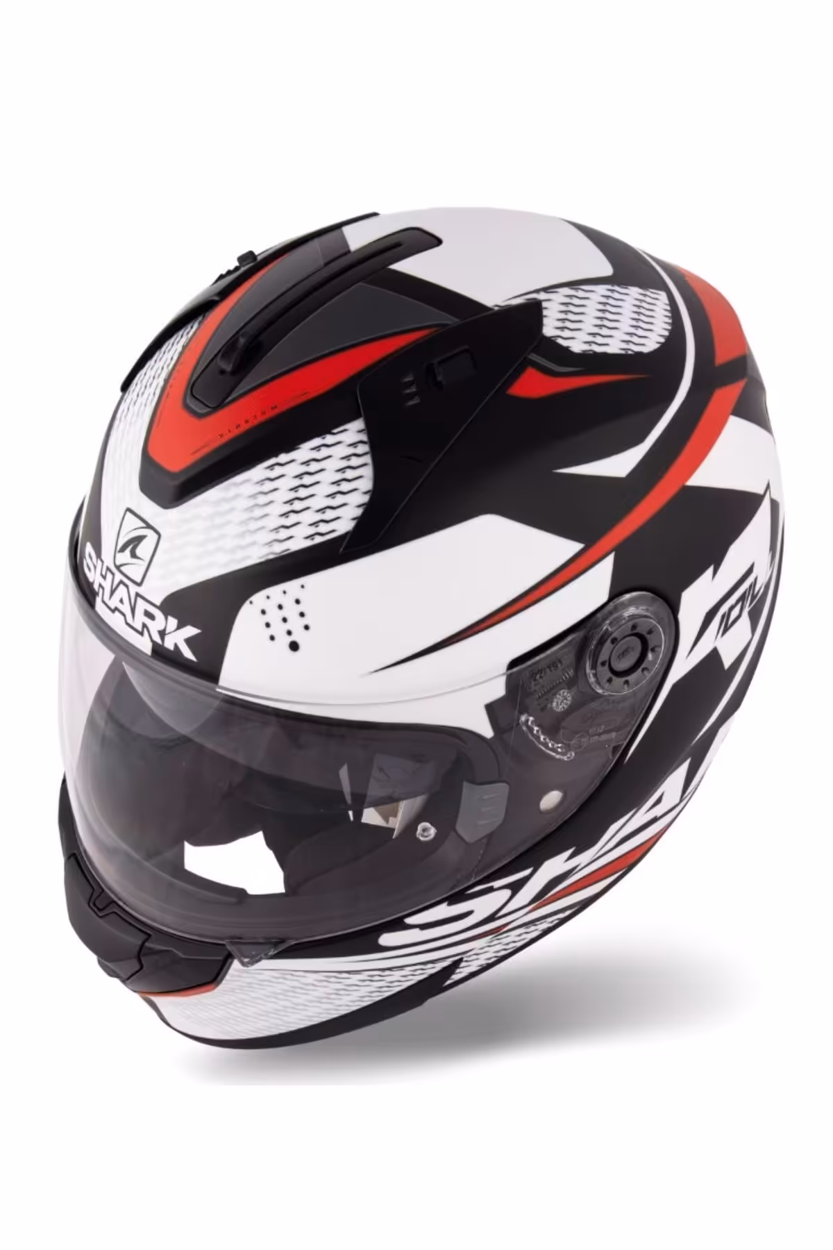 کلاه کاسکت موتورسیکلت مشکی Ridill 12 Stratom خالی ایمنی بسته سیاه خاکستری شارک Shark