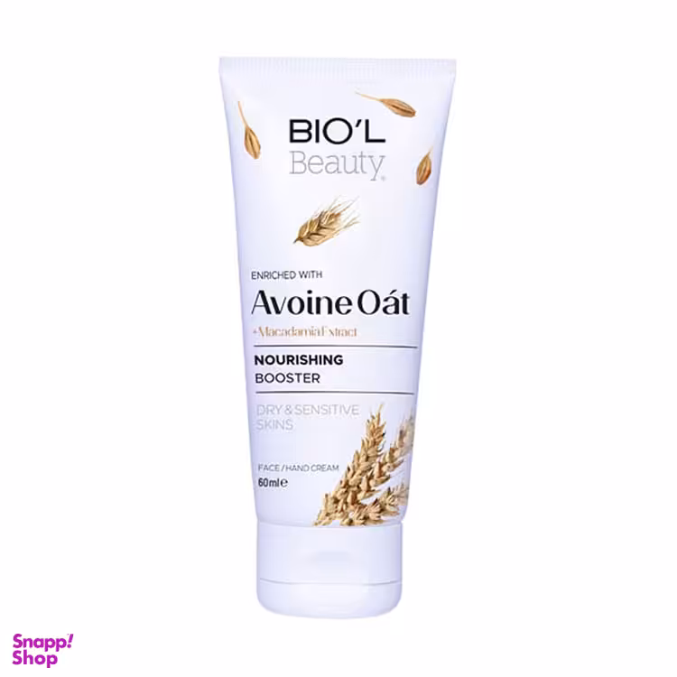 کرم دست و صورت بیول (Biol) مدل Oat & Macademia