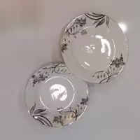 بشقاب خورش خوری سایز 21 چینی پارس بسته 6عددی  ارسال رایگان به سراسر ایران 