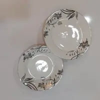 بشقاب خورش خوری سایز 21 چینی پارس بسته 6عددی  ارسال رایگان به سراسر ایران 