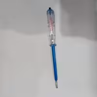 فازمتر شیشه ای دکمه دار طرح آلمان آبی رنگ جنرال ( میله روکش دار )